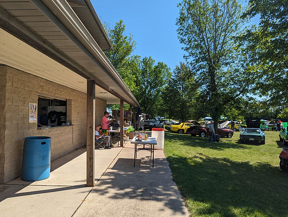 Photo of Concession Stand #2 During a Car Show in 2023.
