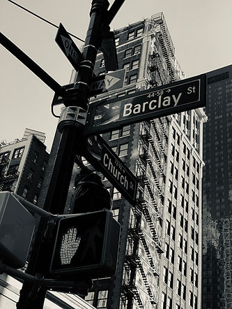 New York street sign