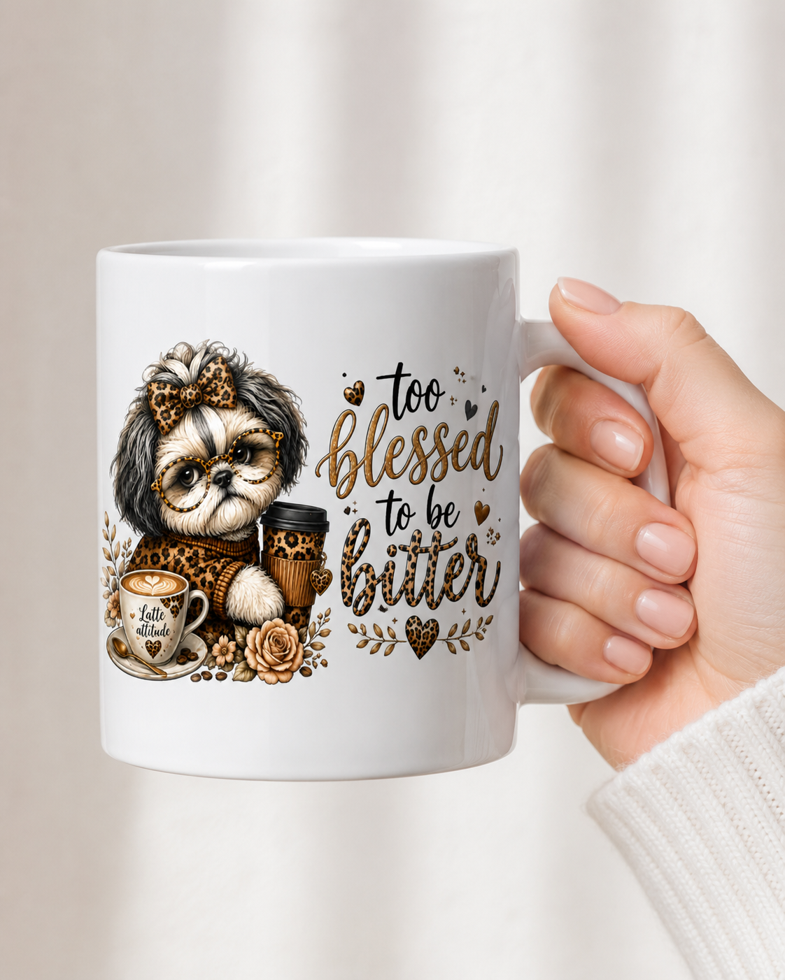 Too Blessed to Be Bitter Mug