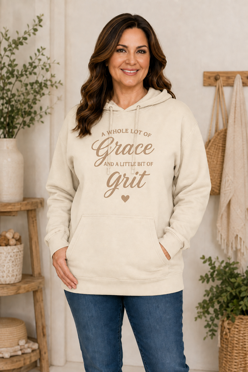 A Whole Lot of Grace & Grit Unisex Premium Hoodie