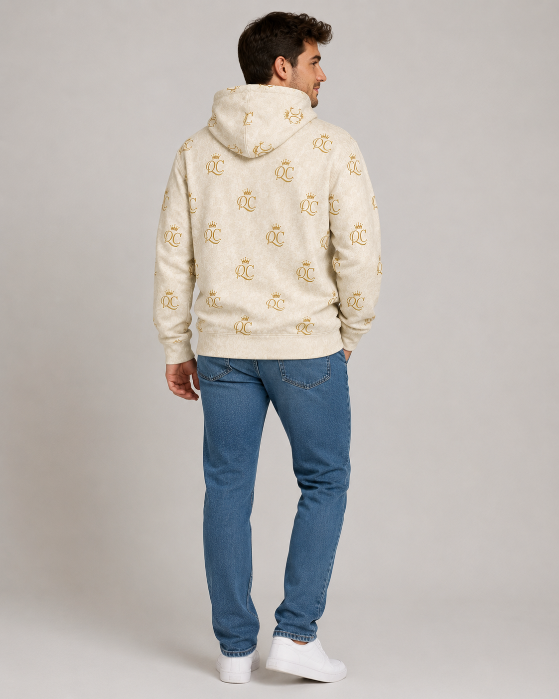 QueenieCo Signature Monogram Hoodie