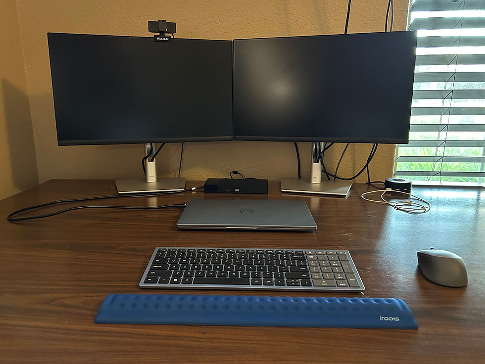 Typical home office set-up.