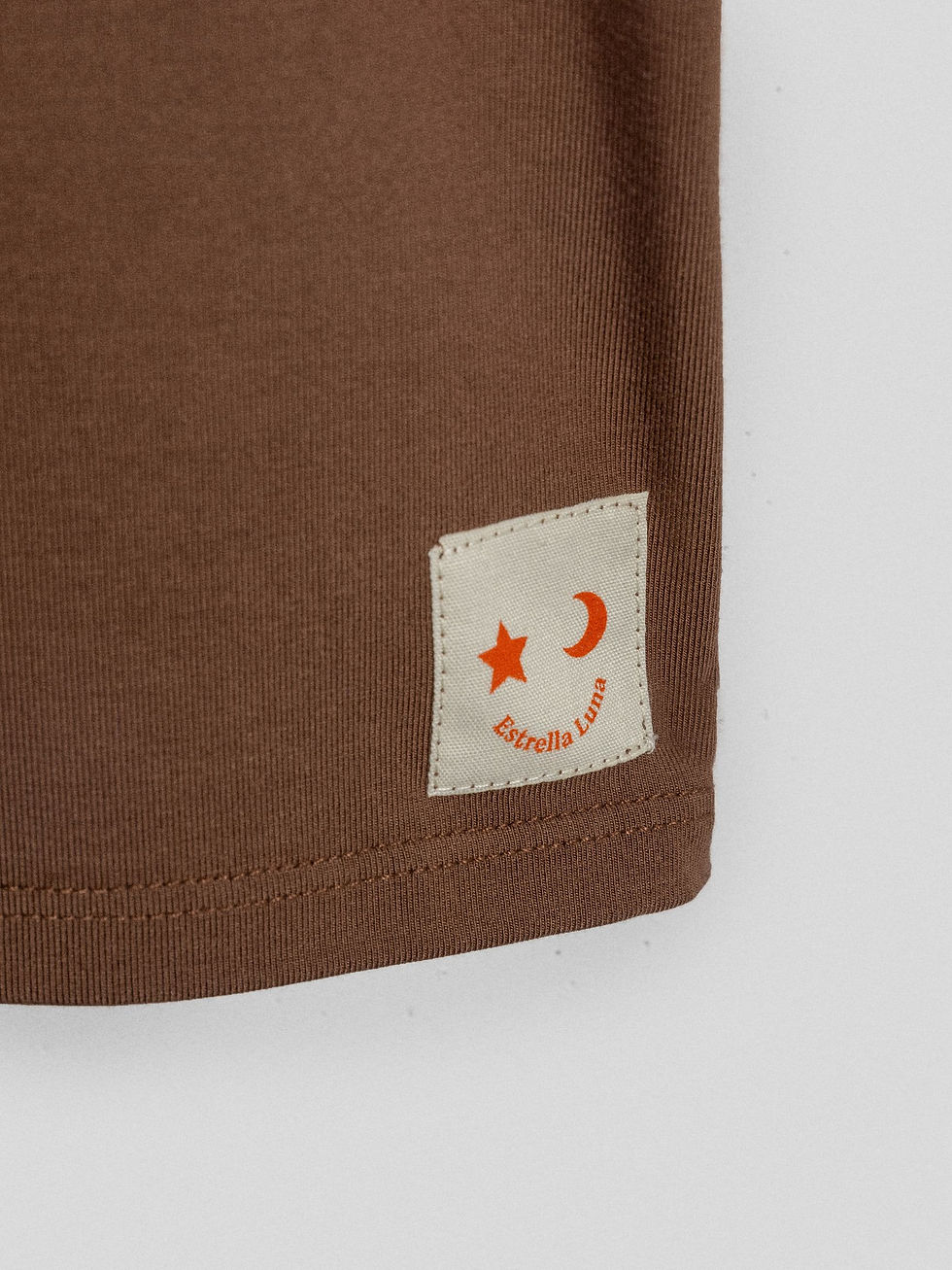 Thumbnail: Mocha Bamboo Jersey David Round Neck