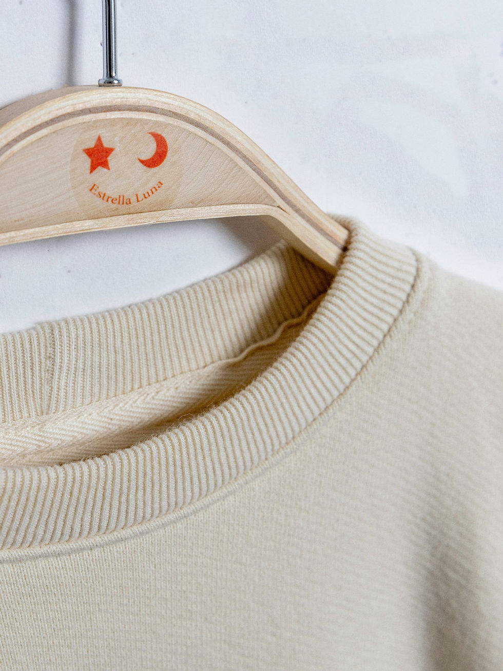 Thumbnail: Ivory French Terry Dylan Crewneck
