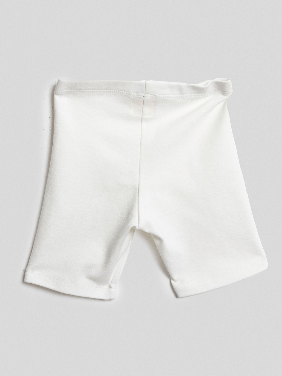Thumbnail: White Ponte Knit Zuri Shorts