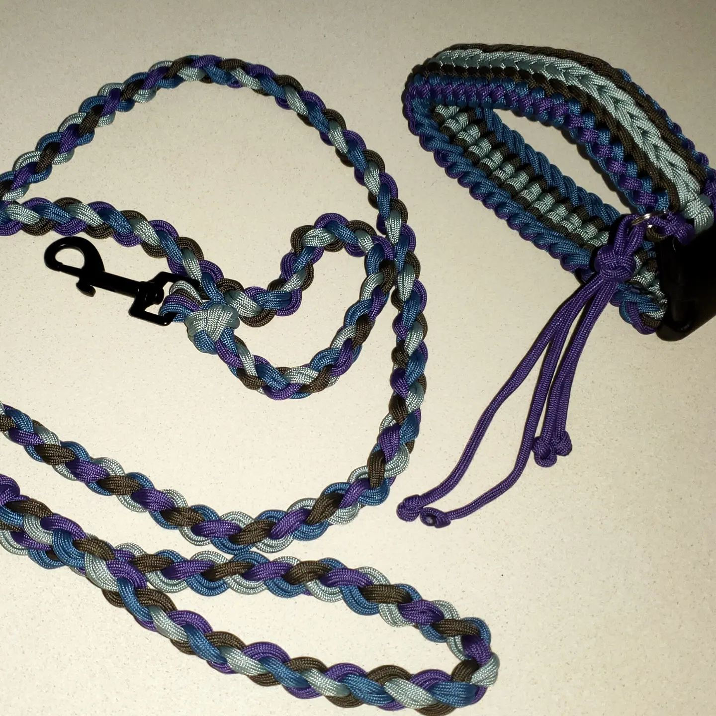 Blue & Brown Handmade Paracord Set