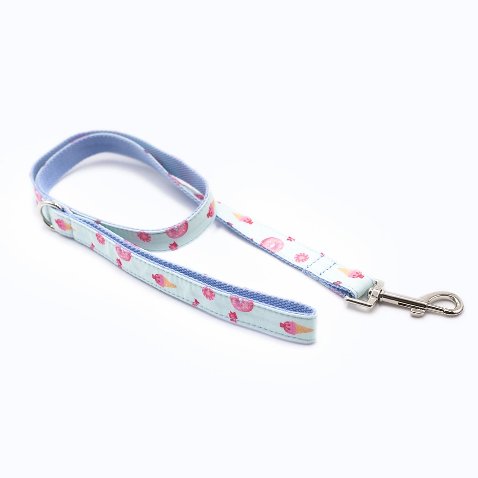 Thumbnail: Ice cream & Donuts Collar and Lead Set