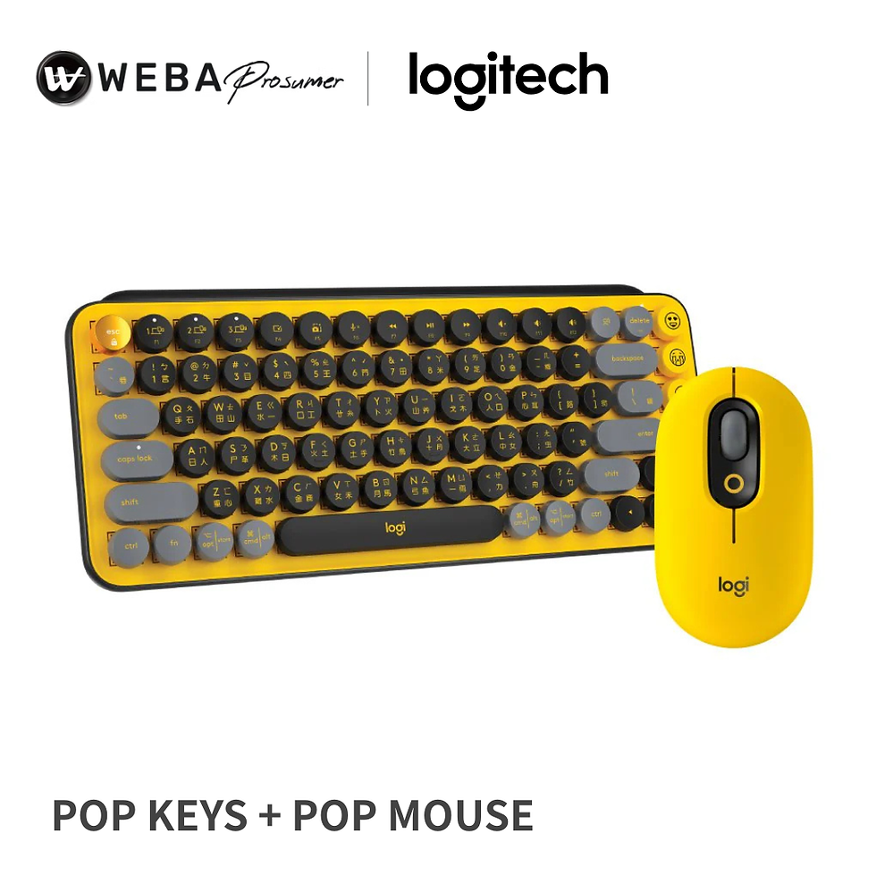 Thumbnail: POP KEYS 無線機械式鍵盤 + POP MOUSE 無線藍牙滑鼠