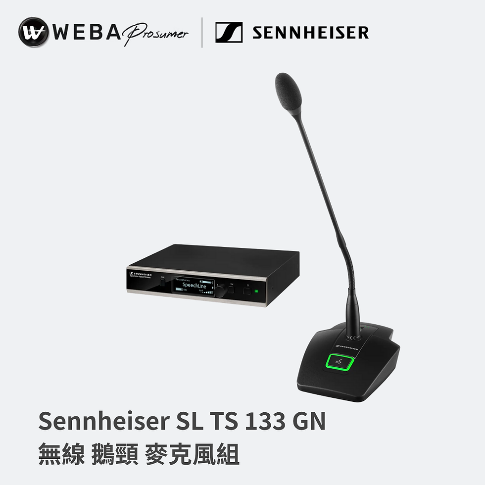 Sennheiser SL TS 133 GN - 無線 鵝頸 麥克風組