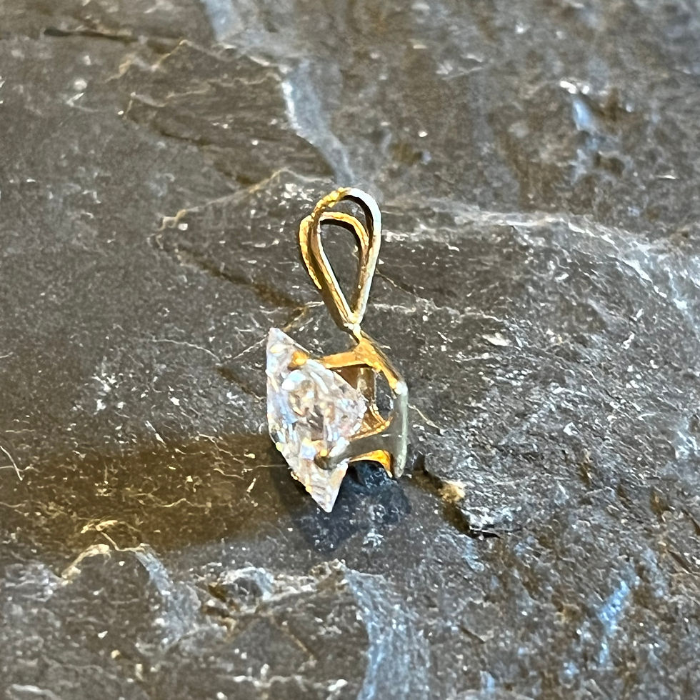 Thumbnail: 14 K CZ Pendant