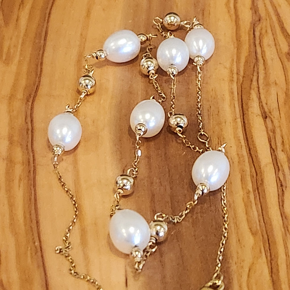 Thumbnail: 14 K Pearl Necklace