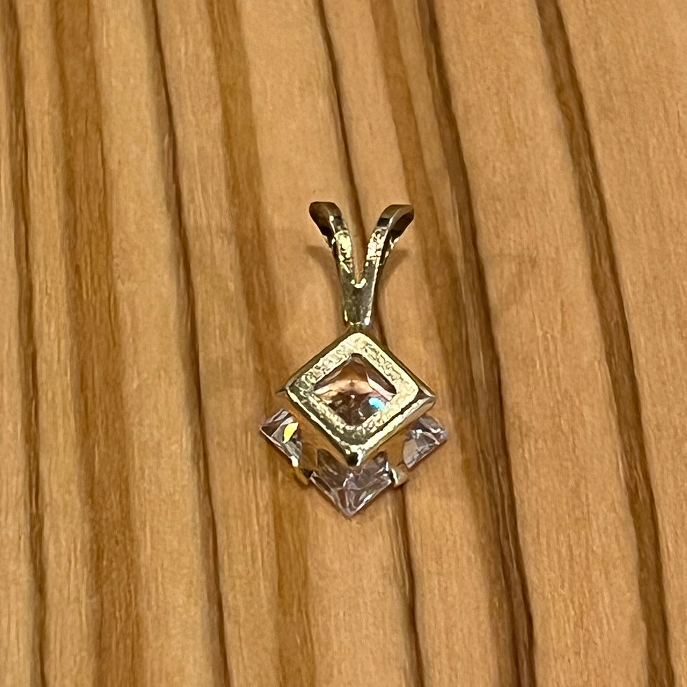 Thumbnail: 14 K CZ Pendant