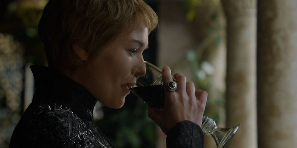 Thumbnail: Hand Made blown Glass as used by Cersei in Game of Thrones glassware wine glass