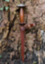 This authentic replica of a 15th century rondel dagger, created by Primus Arms, is the reproduction of a museum piece now dis