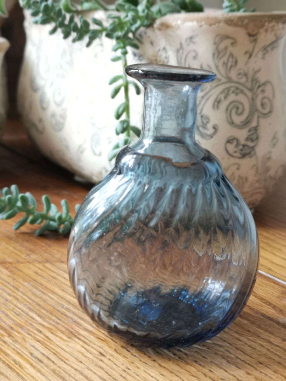 Thumbnail: Small Blue Mary Rose Bottle