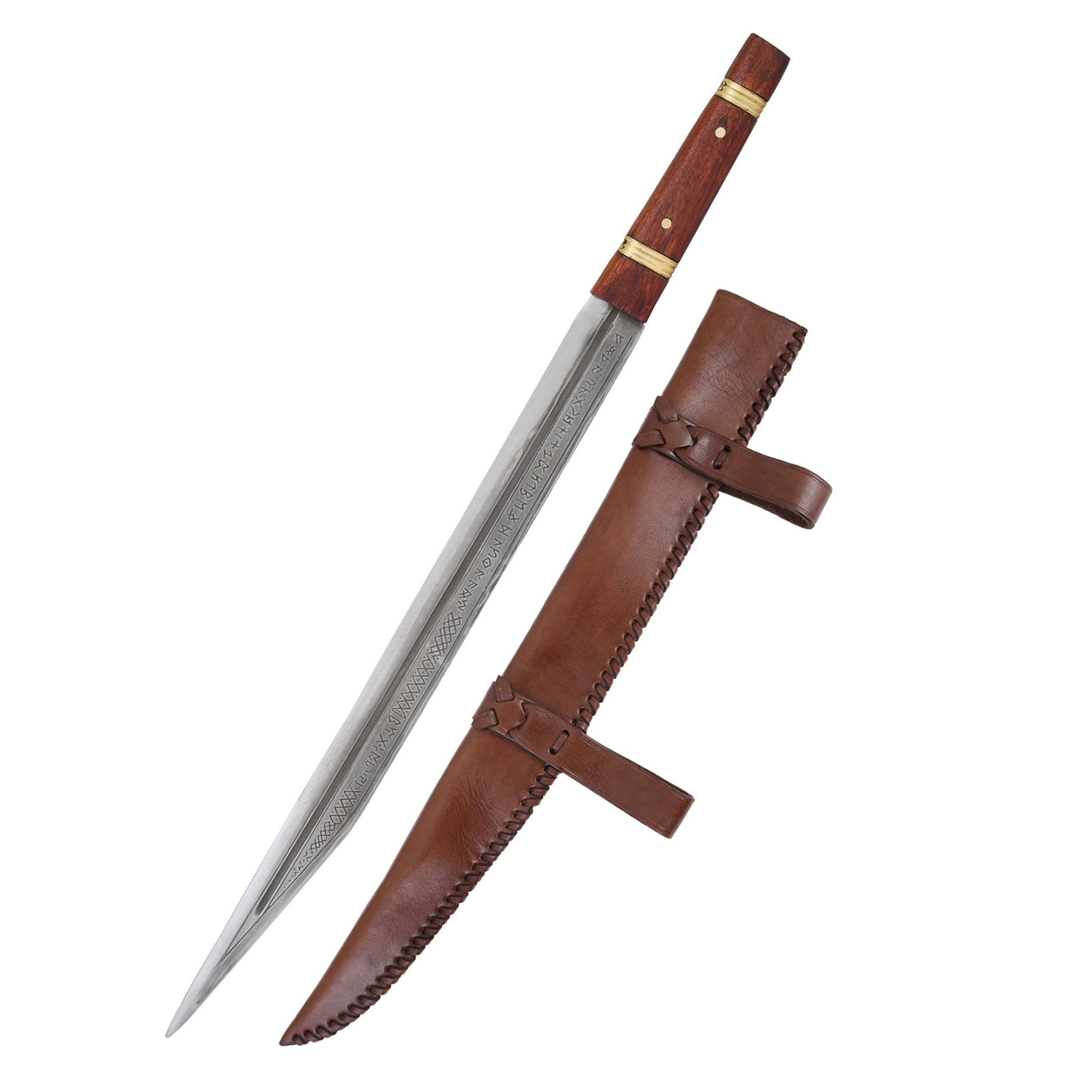 Seax of Beagnoth is one of only a handful of finds with a runic inscription on its blade. Our replica is very close to the o