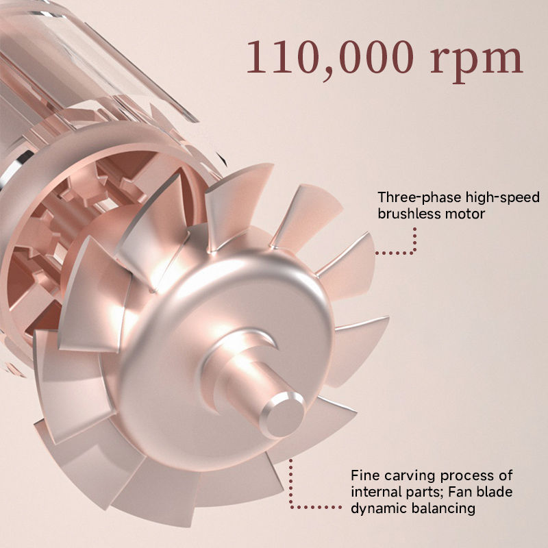 Thumbnail: DOCO Hair Dryer 75m/s High Speed 200 Million Negative Ions Hair Care 110000 Rpm 