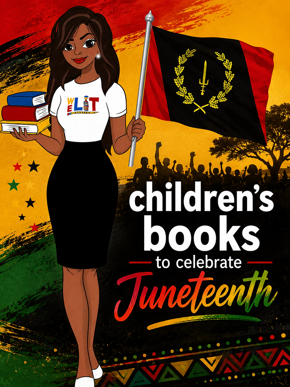 Honoring Juneteenth Through Stories: Children's Books That Celebrate Freedom, History, and Hope ❤️🖤