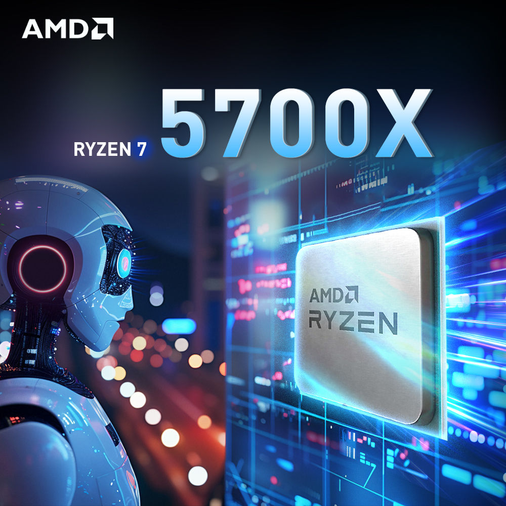 AMD Ryzen 7 5700X 8-Core 16-Thread 7NM 3.4GHz L3=32M Processor DDR4 65W R7 5700X
