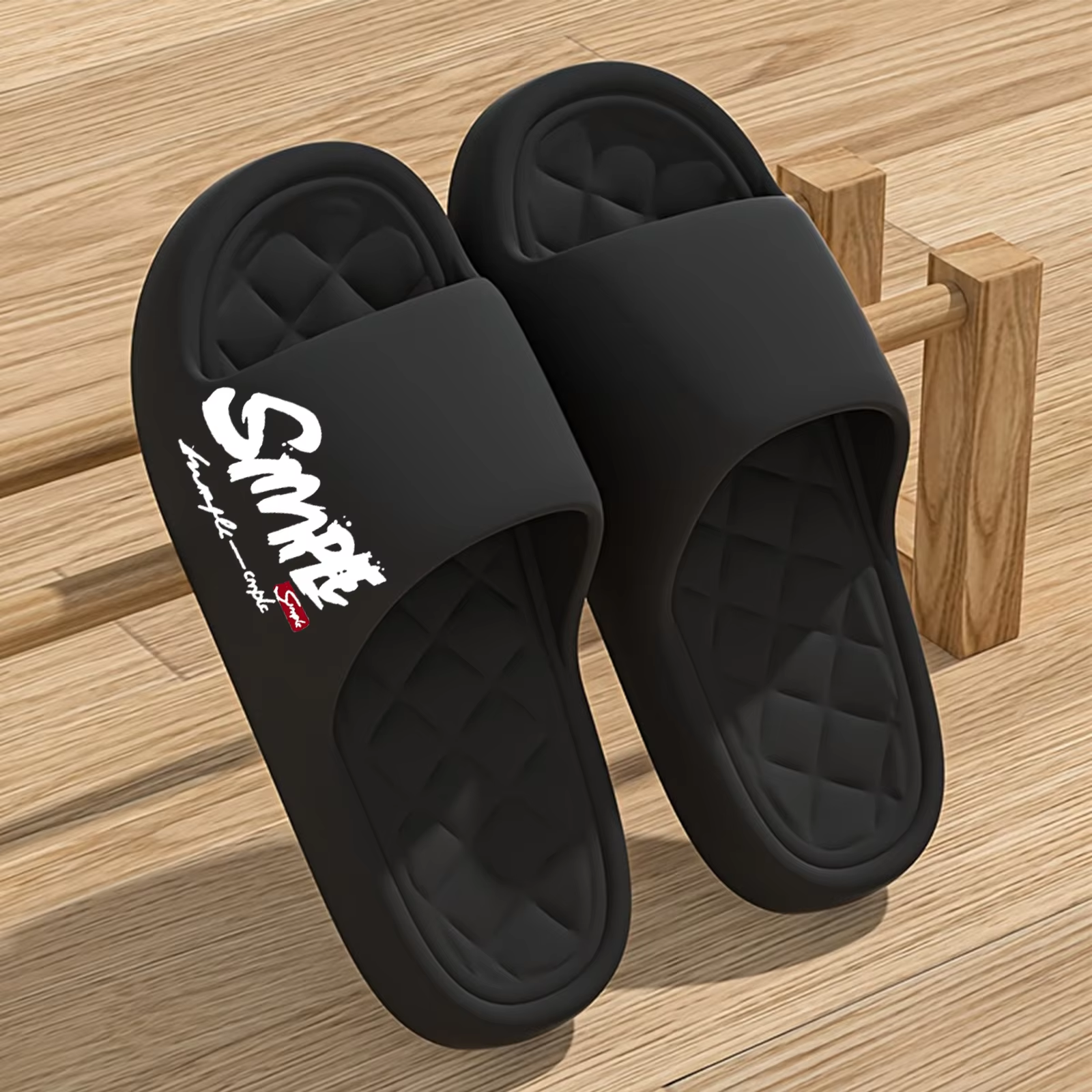 Four-Season Masculino Fashion Slippers, À Prova D'Água Non-Slip Casual Soft