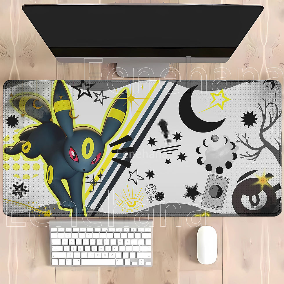 Miniatura: Anime Eevee pokemon gamer Mouse Pad Kawaii XXL PC Teclado overlock Rug Office