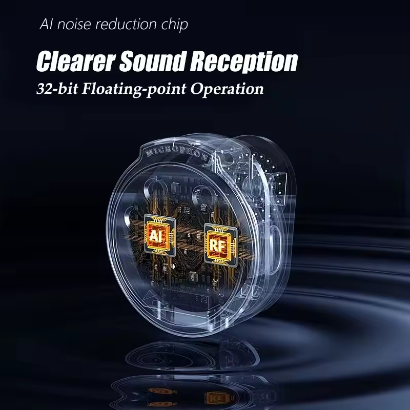 Miniatura: XinMic Sem fio Lavalier Lapel Microphone Noise Cancel Live Game Android Mini Mi