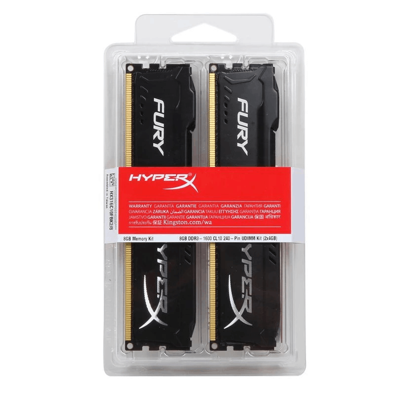 Miniatura: Kingston Memoria DDR3 8GB 16GB (2x8GB) Kit RAM 1600MHz 1333MHz 1866MHz 2133MHz 2