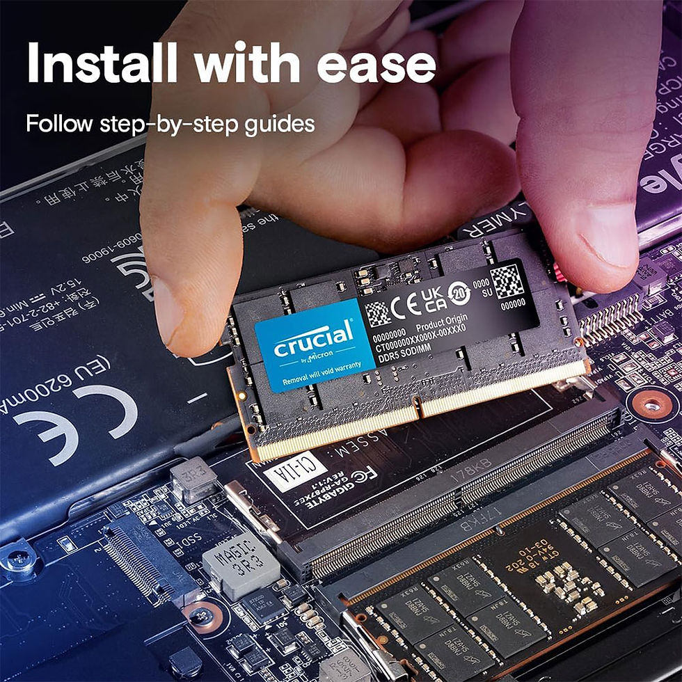 Miniatura: Crucial Memory Laptop RAM DDR5 DDR4 32GB 16GB 8GB 2133 2400 2666 3200 5600 4800M