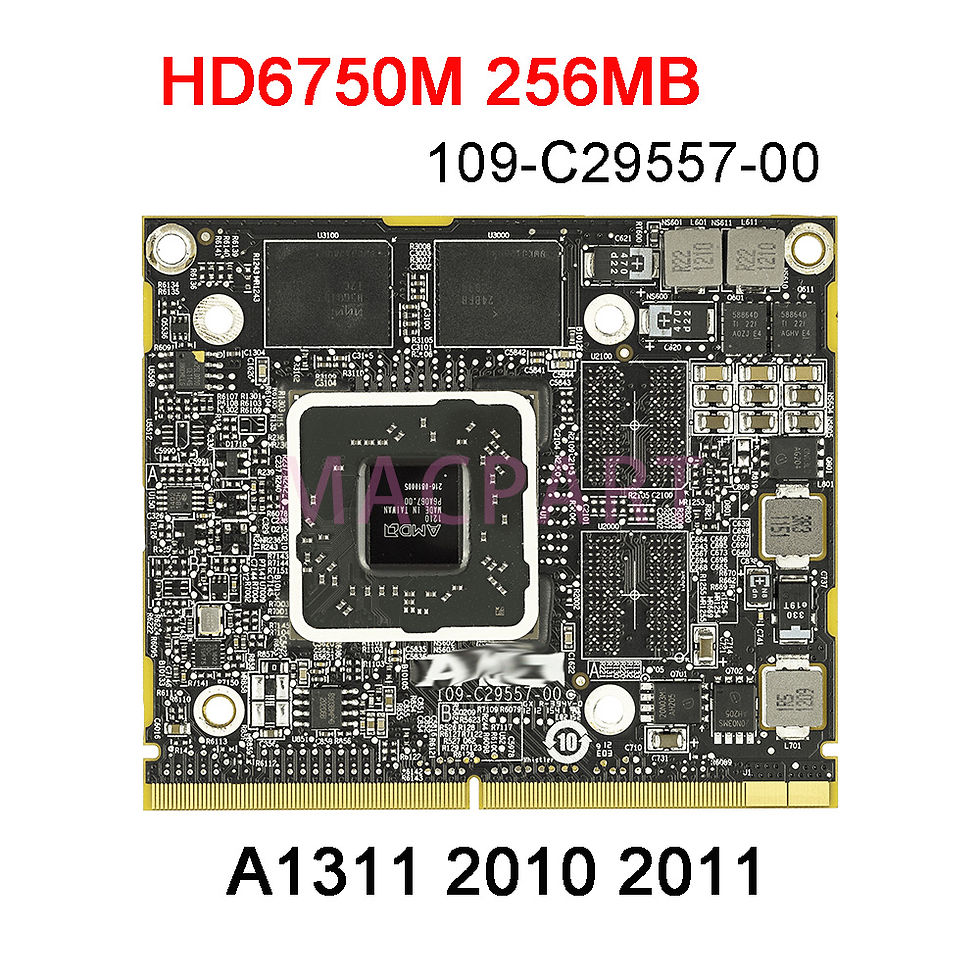 Miniatura: HD4670M HD5670M HD6750M HD6770M 256MB 512MB Video Card Para Apple iMac