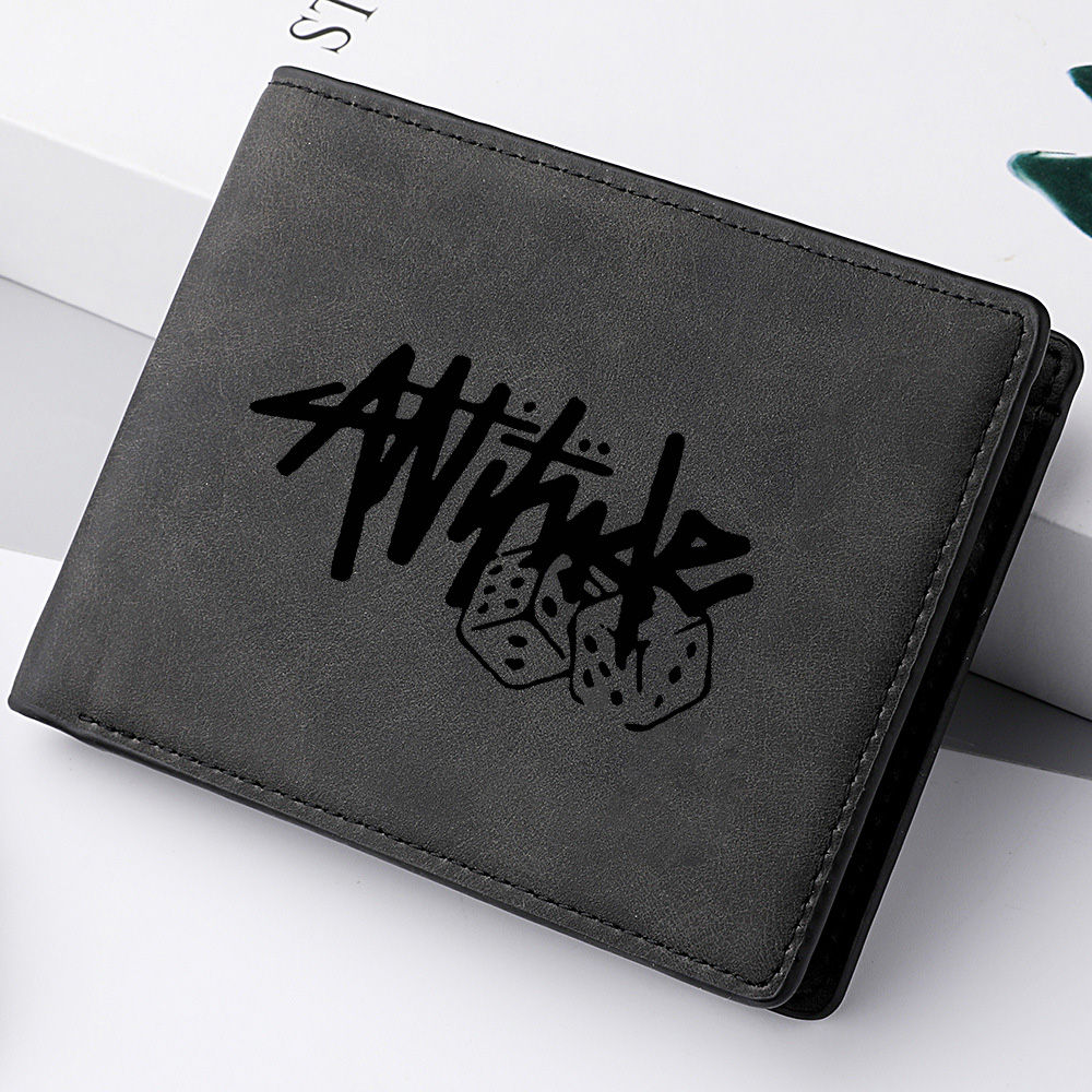 Masculino's Mini Short Wallet Multi-Card Slot Card Suporte Fashion Casual