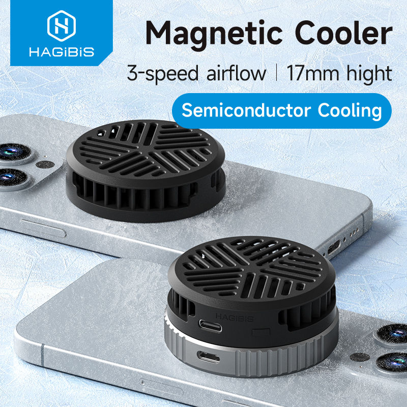Hagibis Magnetic Cell Phone Cooler Universal Cooling Fan Portátil Mobile Phone R