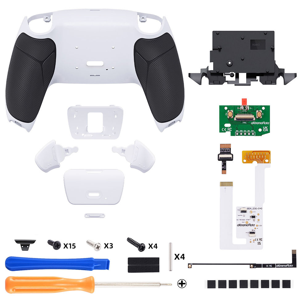 Miniatura: eXtremeRate Back Paddles Programable RISE V3 Remap Kit Para ps5 Controle BDM-03