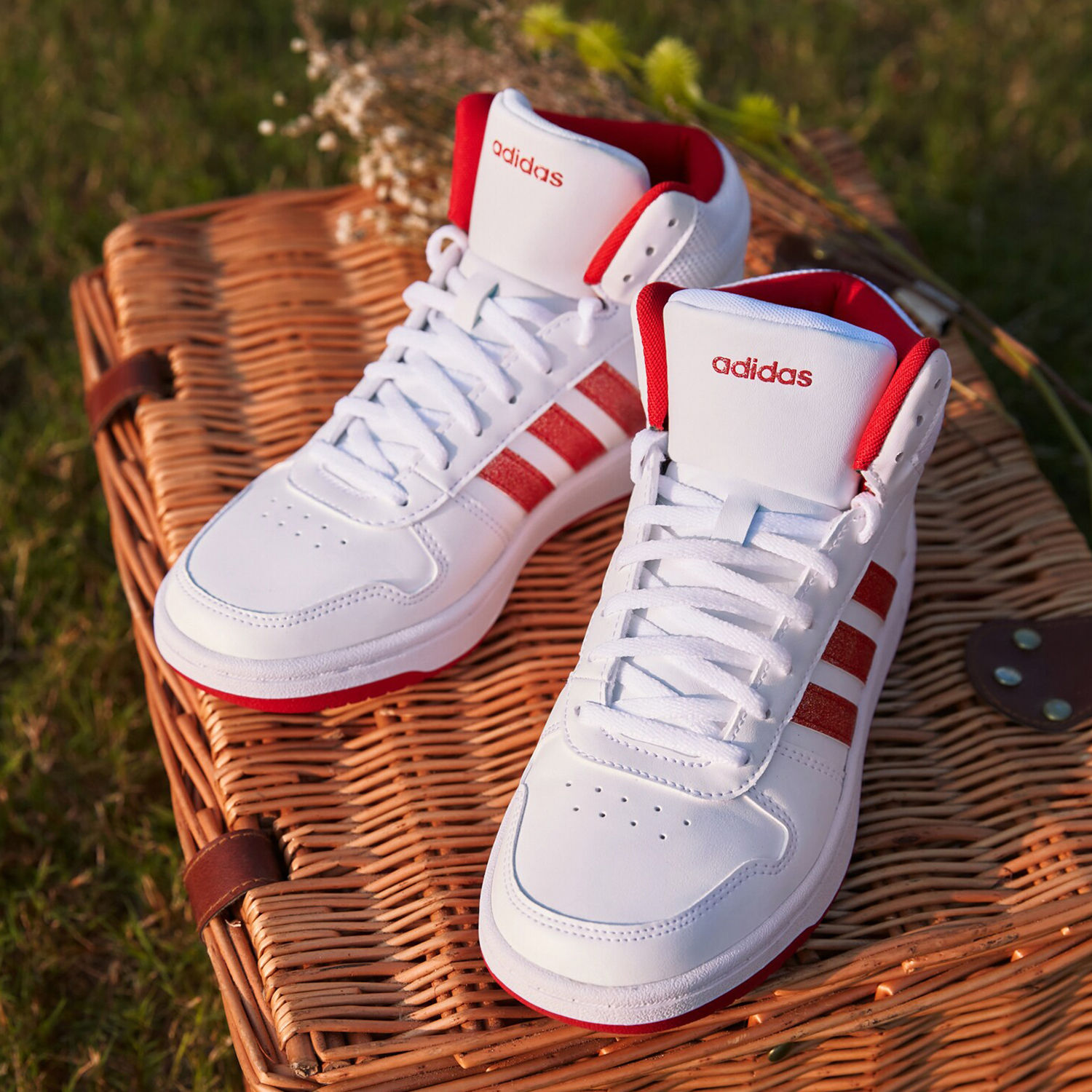 Adidas neo HOOPS 2.0 MID Feminino Casual Tênis FW5695