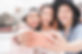 Trendy asian girls making video story fo