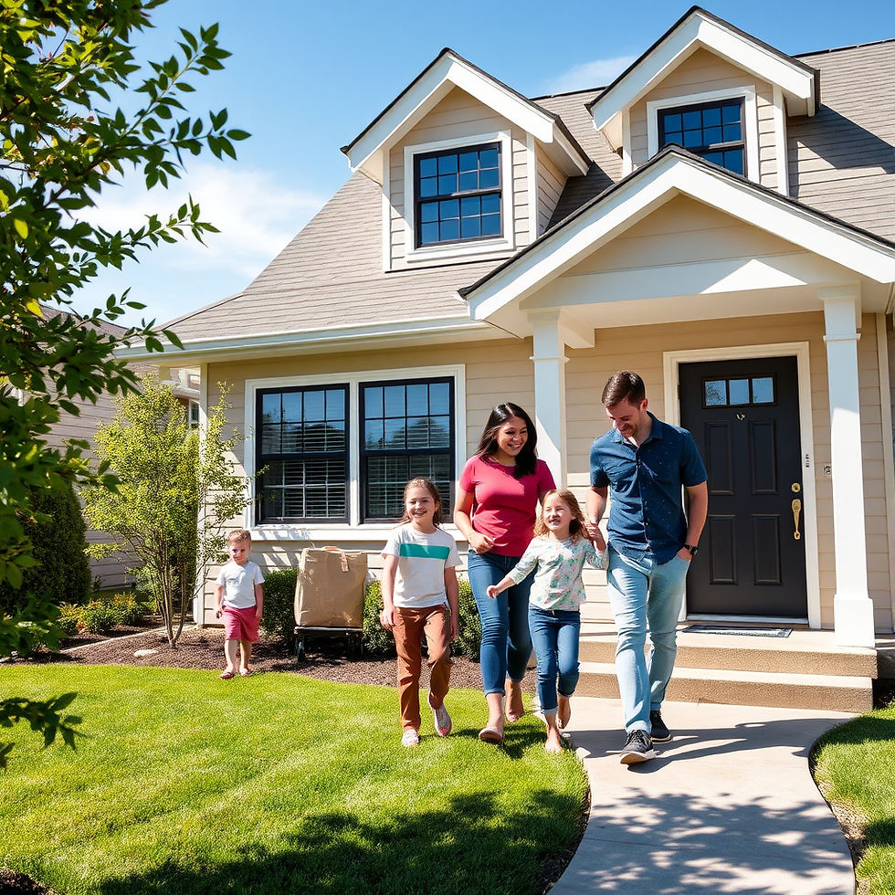 A happy family moving IN to a pretty new house.jpg