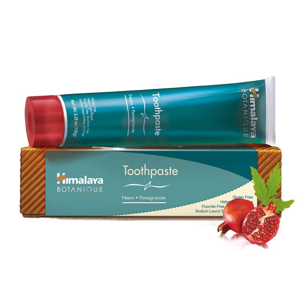 Pasta dentífrica orgânica Neem e Romã Himalaya 150grs.