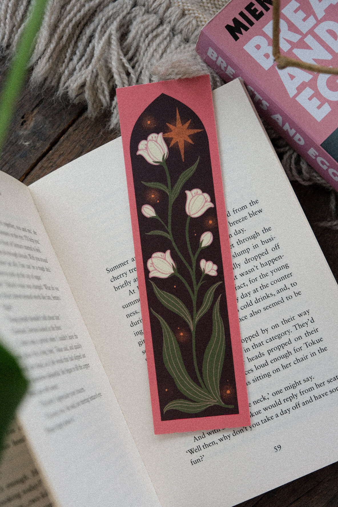 Whimsy flower Bookmark