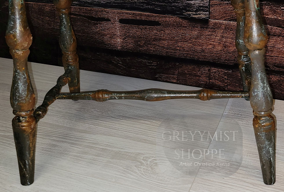 Thumbnail: Rusted Floralscape - Vintage Bench