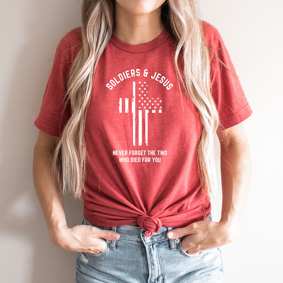 Thumbnail: Soldiers and Jesus T-Shirt