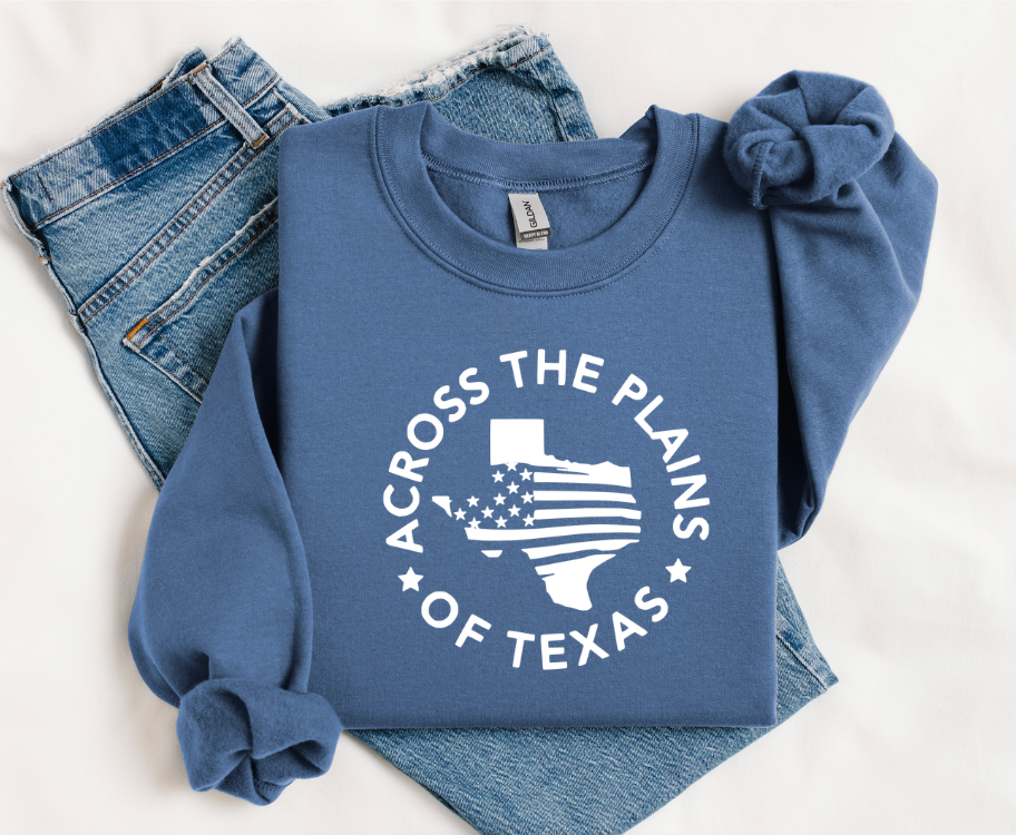 Across the Plains of Texas Unisex Hooded Sweatshirt