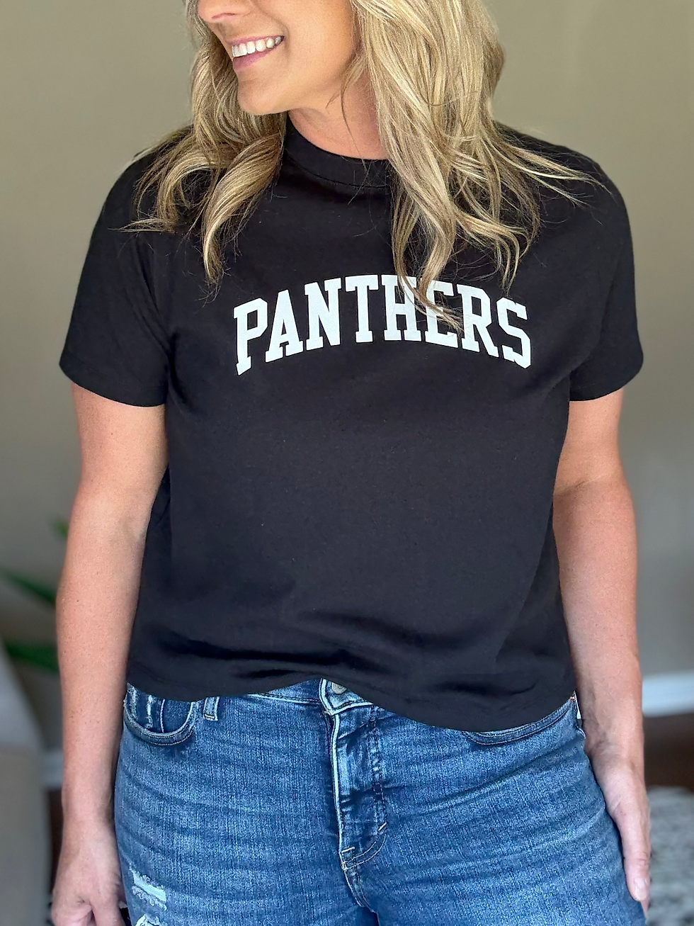 Panthers Women's Boxy Tee