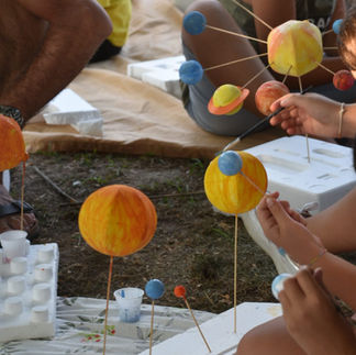 creazione del sistema solare insieme alle maestre astrofile a lucca