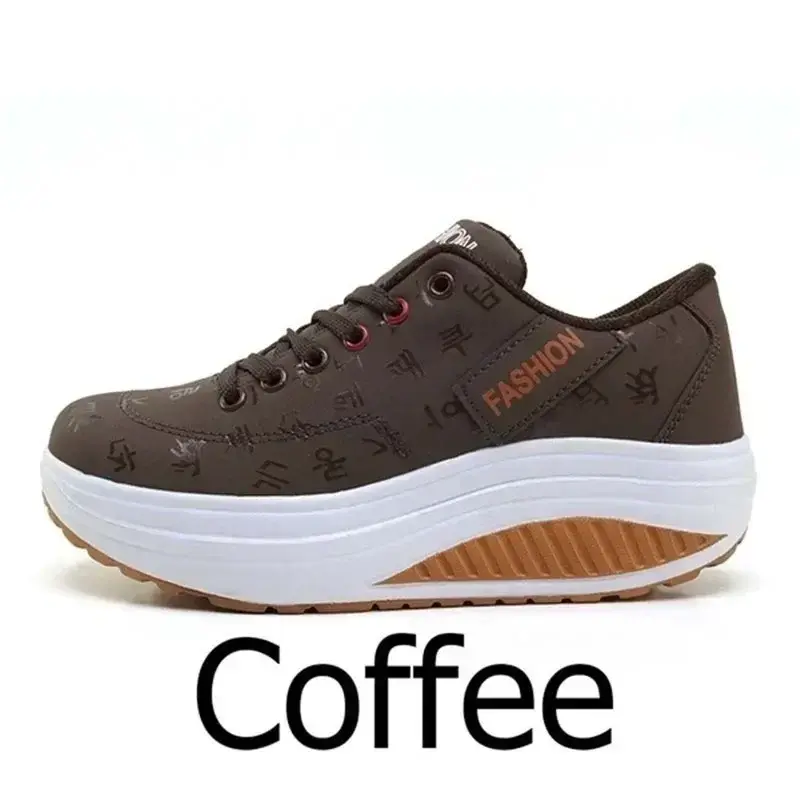 Thumbnail: Women Outdoor Thick Bottom Swinging Casual Shoes Fashion Platform Large 42 Flat