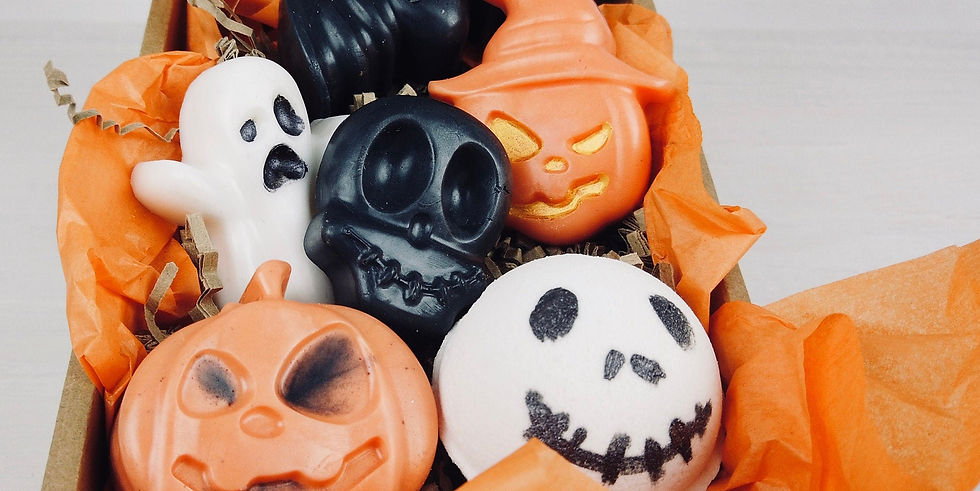 Thumbnail: Halloween Soaps & Bath Bombs Gift Box by Moelian