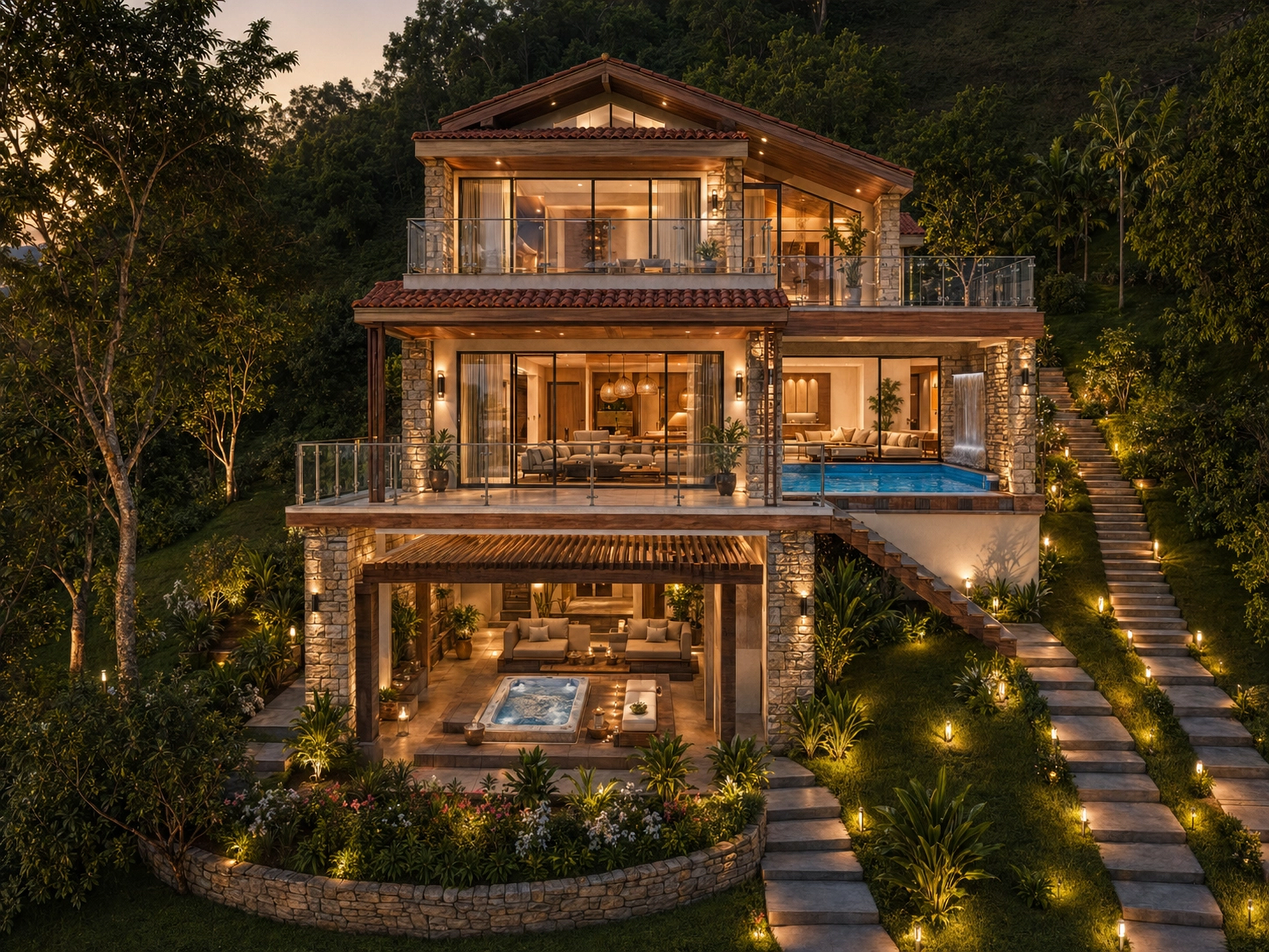 The Canopy Villa — AHAANA Villa — 3 BHK