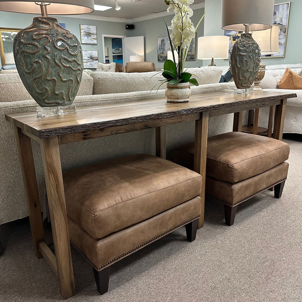 Live Edge Sofa Table