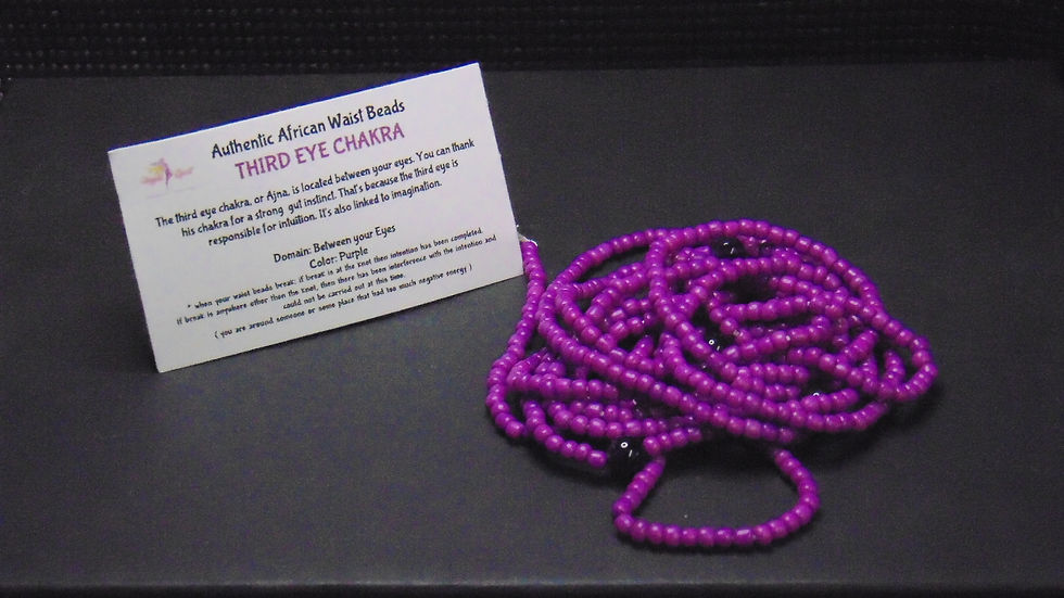 Thumbnail: Third Eye Chakra Waist Beads