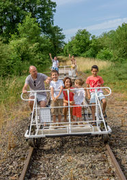 Vélorail en famille