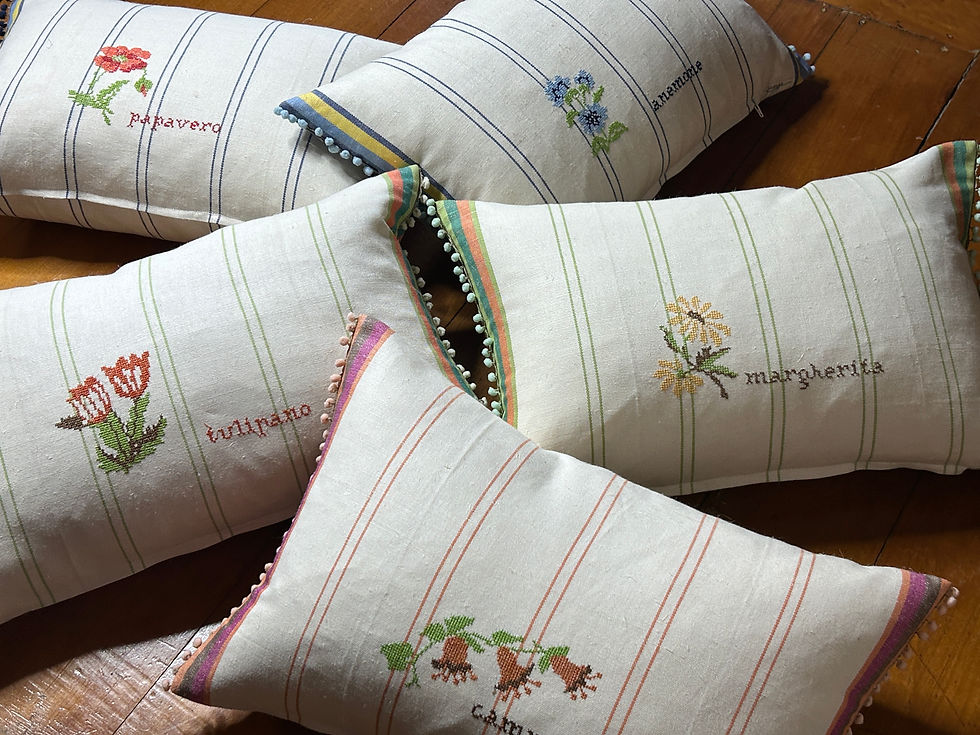 Thumbnail: Anemone Linen Cushion