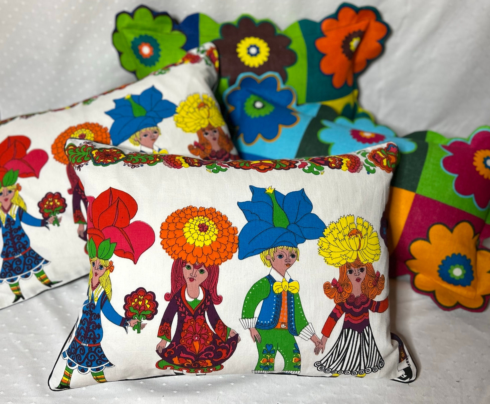 Flower Folk Cushion
